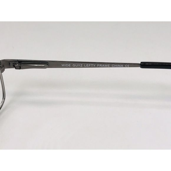 New Wide Guyz Gunmetal LEFTY Eyeglasses 61mm for The Stylish Large Man - Picture 8 of 11